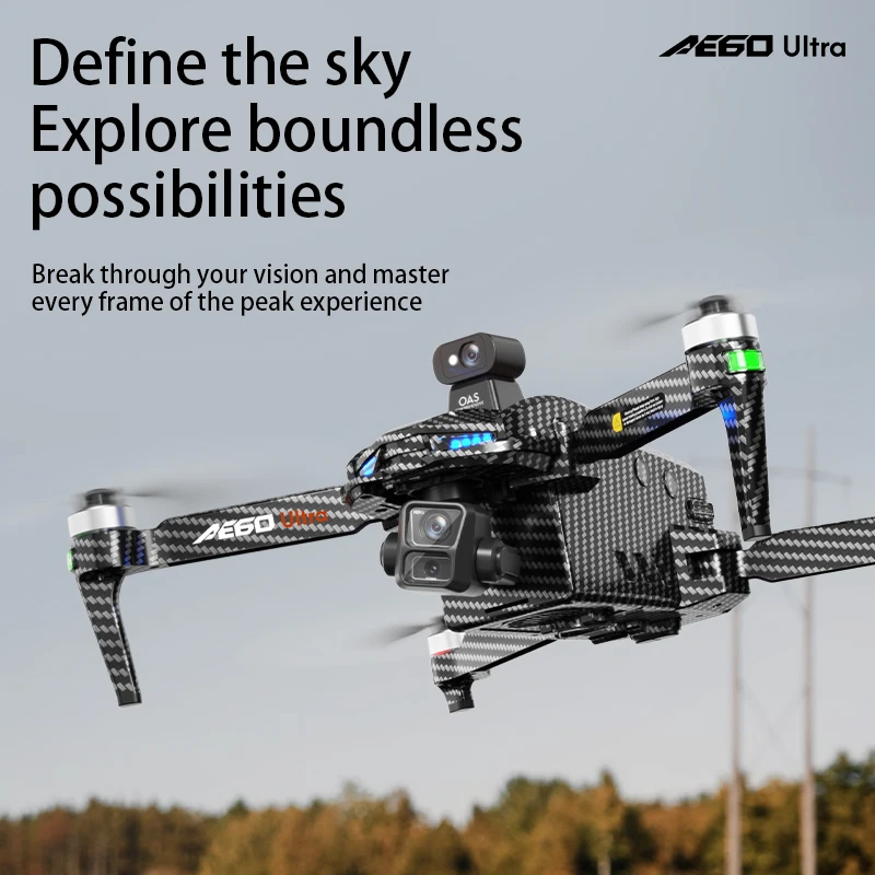 Nuevo AE60 RC Dr-one 4K, Dron  - Drone Controller Screen reseña y precio