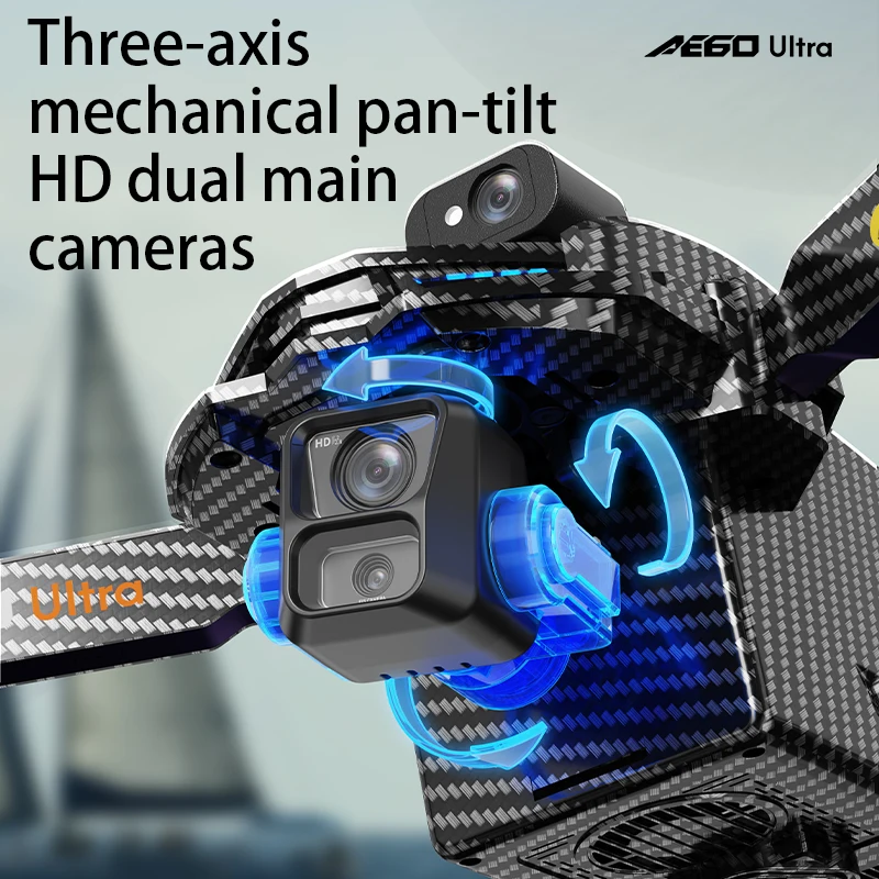 Nuevo AE60 RC Dr-one 4K, Dron  - Drone Controller Screen reseña y precio