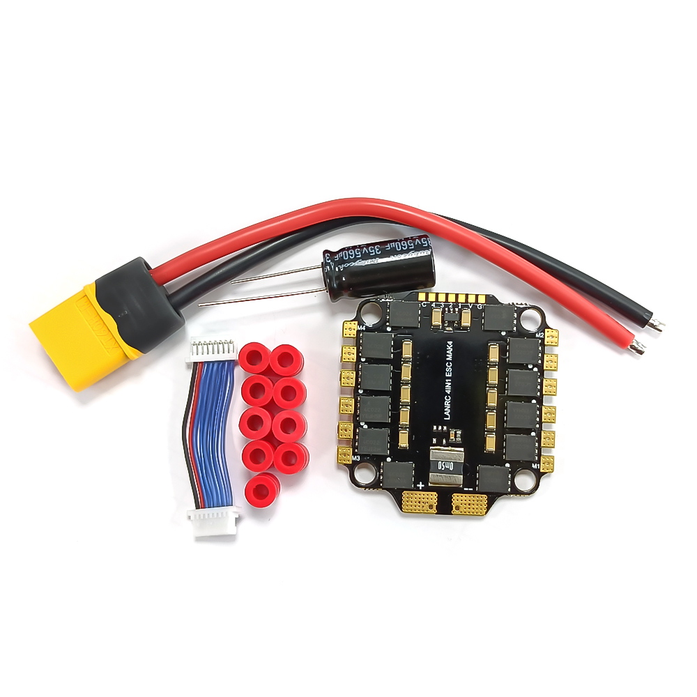 ESC BLHELI_S 45A 60A 4 en 1, E - Drone Battery Adapter reseña y precio