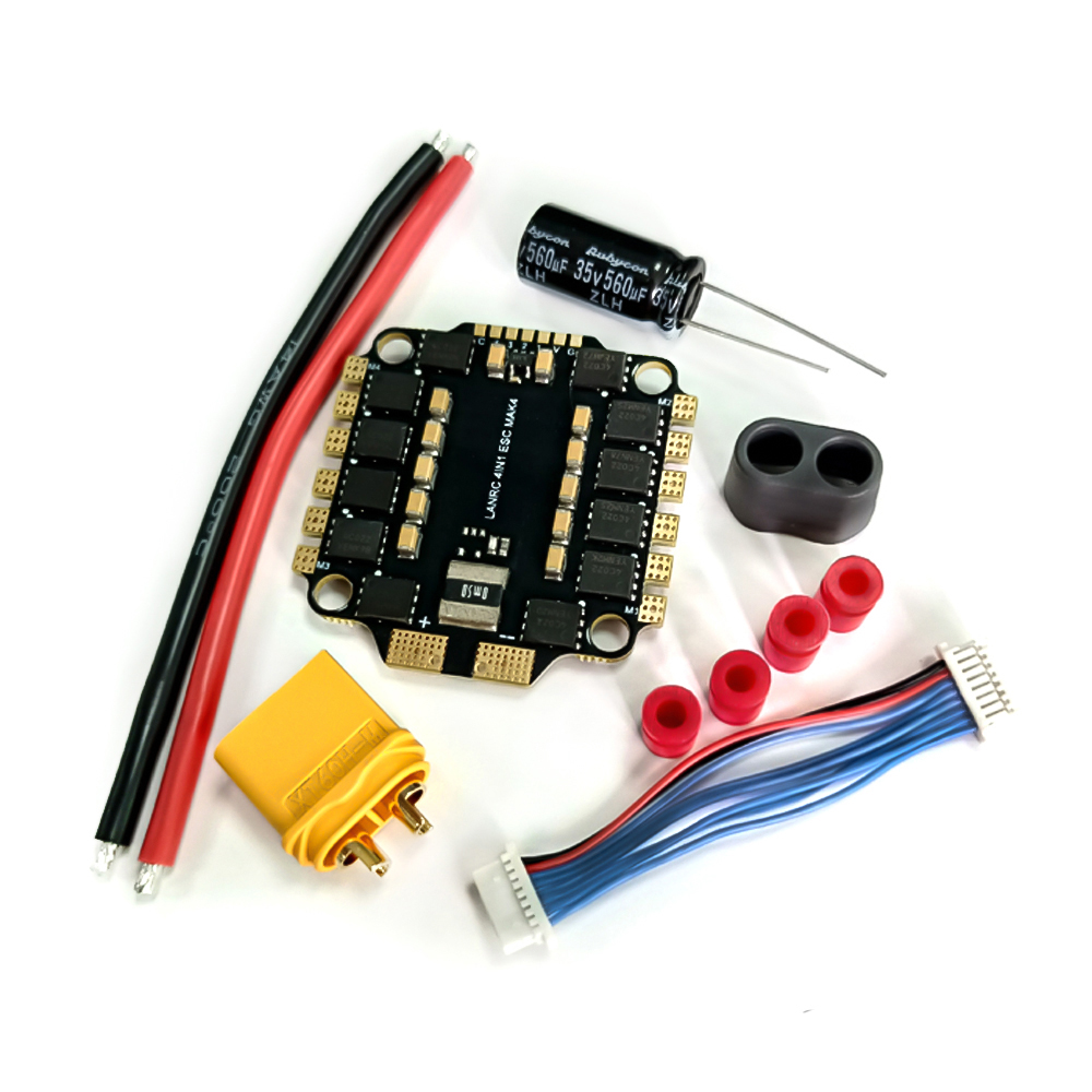 ESC BLHELI_S 45A 60A 4 en 1, E - Drone Battery Adapter reseña y precio