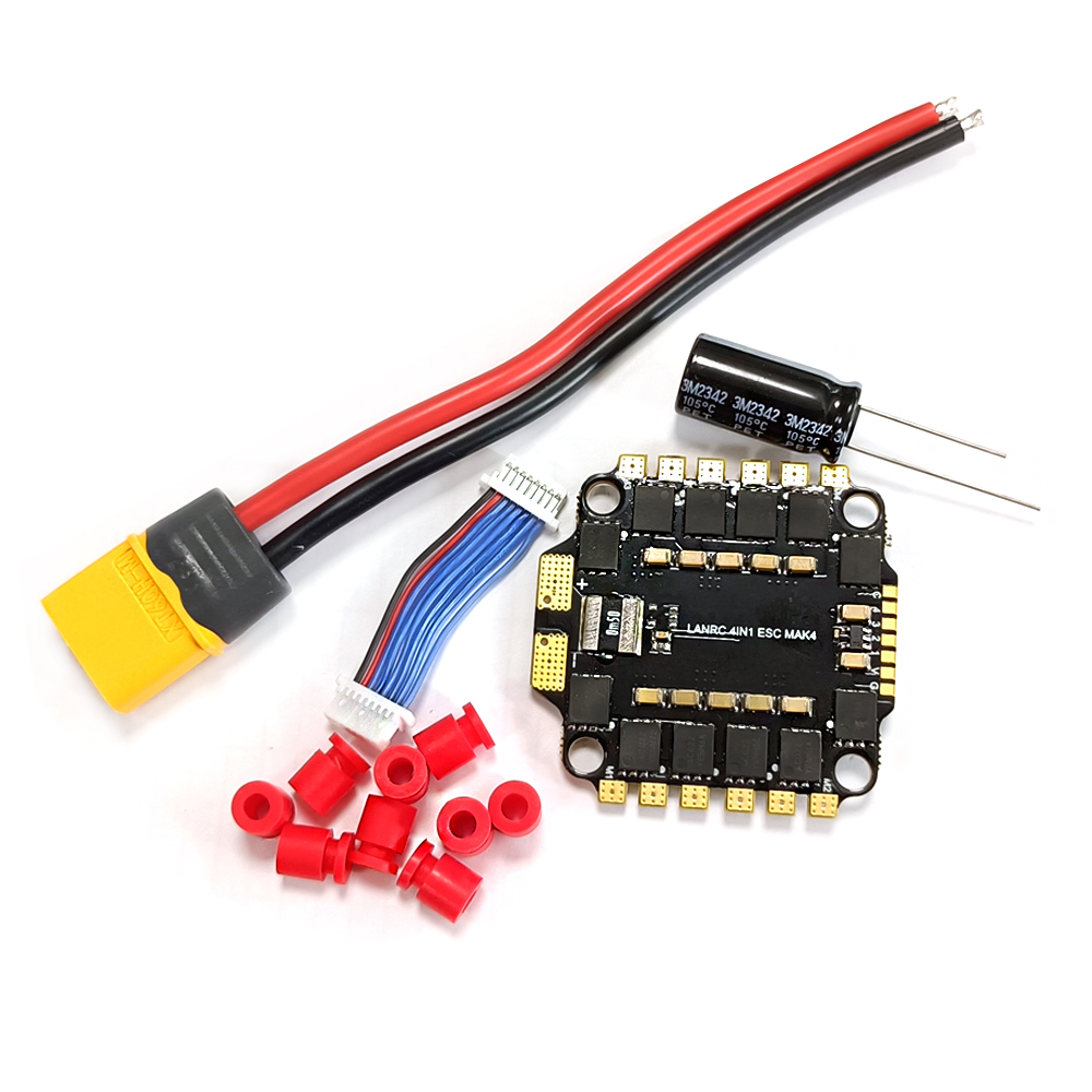 ESC BLHELI_S 45A 60A 4 en 1, E - Drone Battery Adapter reseña y precio