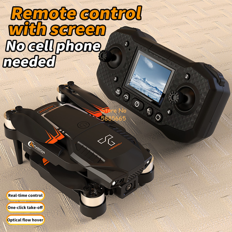 4K Cámara dual Flujo óptico Si - Drone Controller Screen reseña y precio