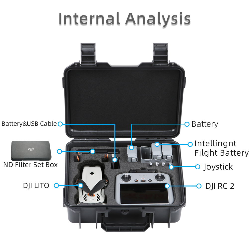 Estuche de almacenamiento rígi - Drone Hard Shell Case reseña y precio