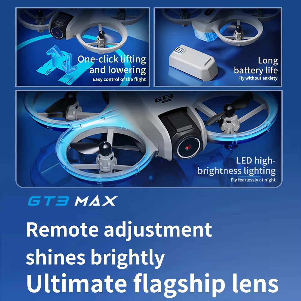 Dron GT3 Max con GPS y flujo ó - Drone Battery Adapter reseña y precio