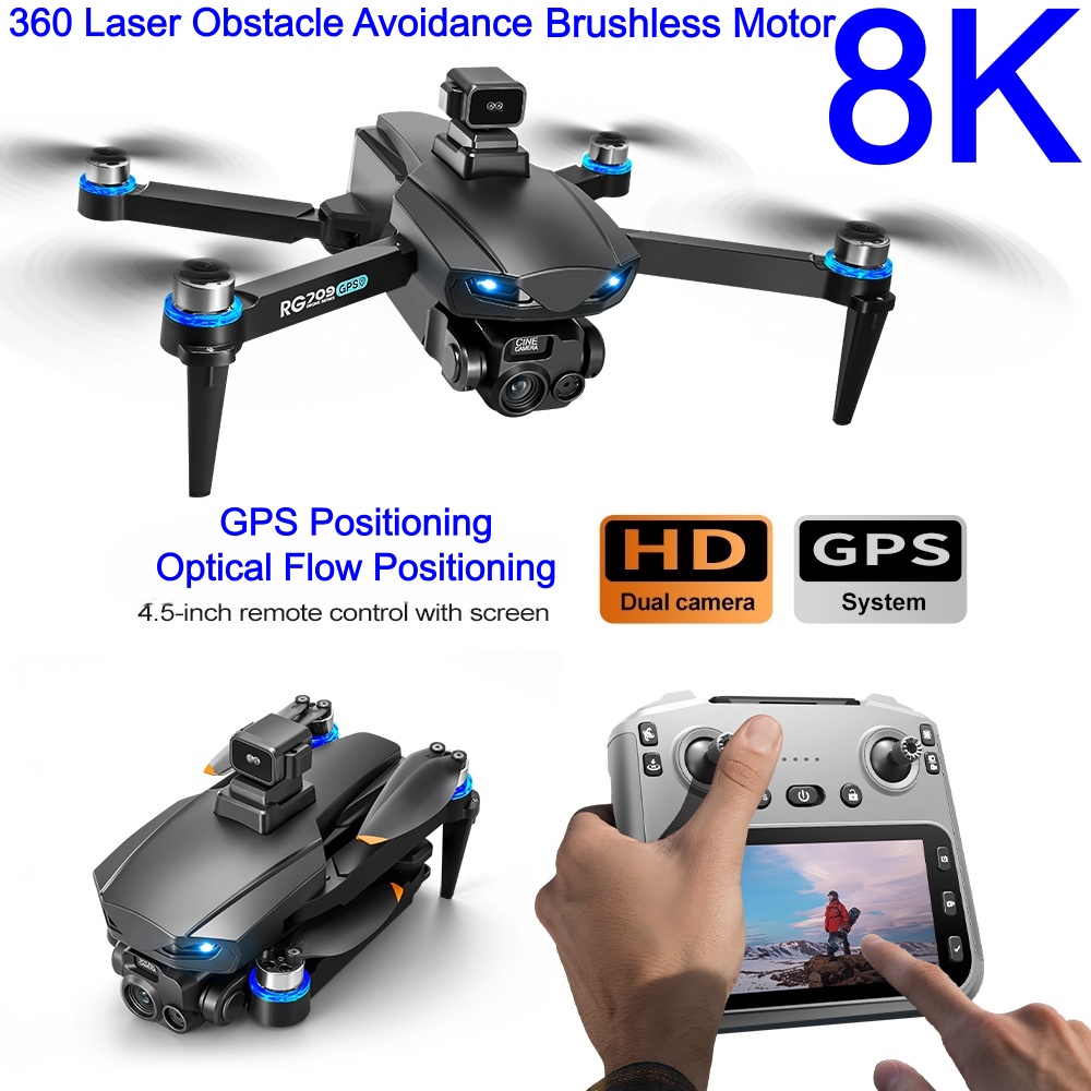 Nuevo Dron 8K con cámara HD, l - Drone Controller Screen reseña y precio